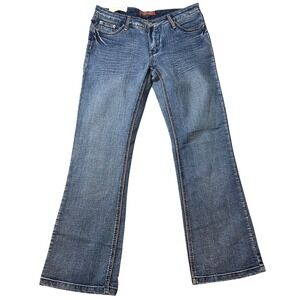 VTG Silver Factor Jeans Women Size 11 Blue Bootcut Stretch Denim Skater NEW NWOT